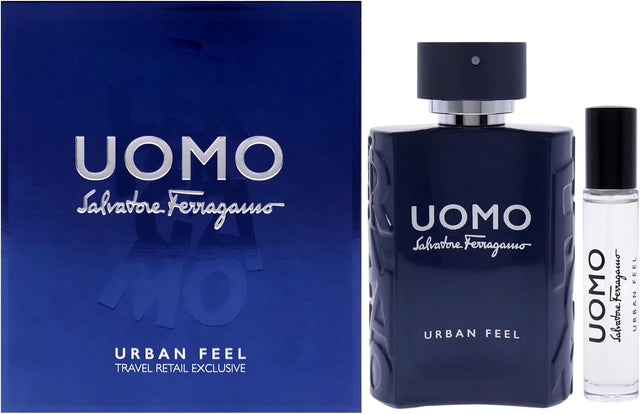 SET FERRAGAMO UOMO URBAN FEEL EDT 100 ML + EDT 10 ML 2 PC