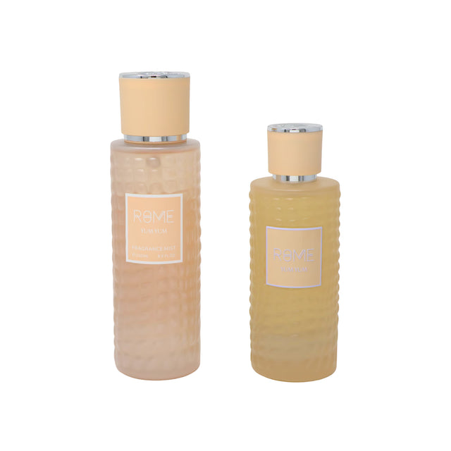 BHARARA MAST PERFUME ROME YUM YUM 2 PC (AGUA DE PERFUME DE 100 ML + ROCIO (BODY MIST) DE 250 ML)