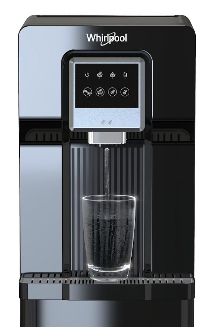 Despachador de agua con fábrica de hielo Negro - Sin inventario