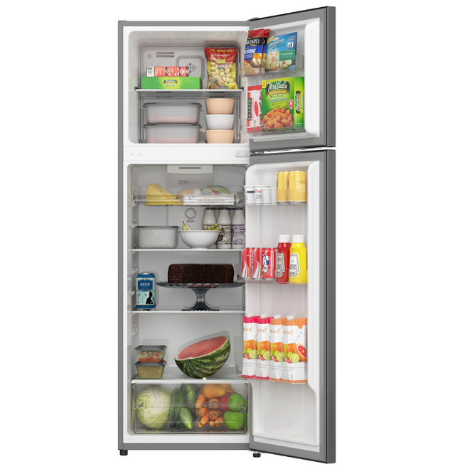 Refrigerador Whirlpool Xpert Inverter 9 pies cúbicos Top Mount con Dispensador Gris