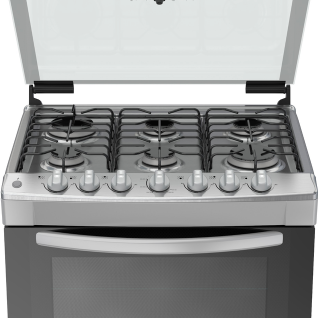 Estufa Whirlpool de Gas De Piso 30 pulgadas (IN) 6 quemadores Gris - sin inventario