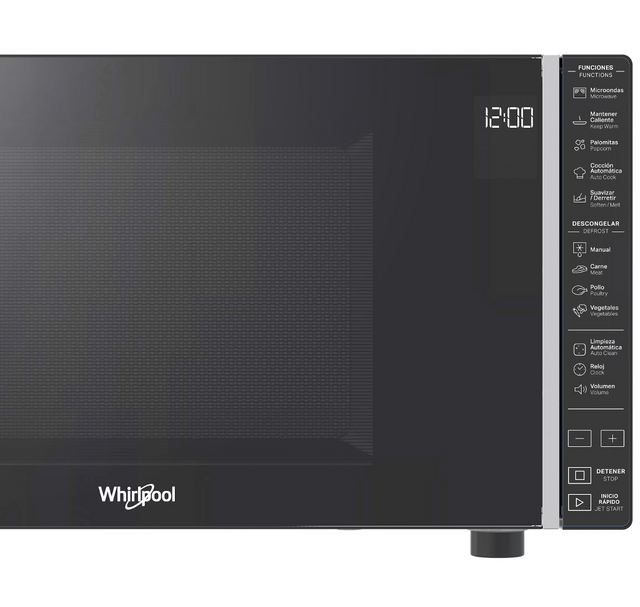 Horno de microondas Whirlpool 1.1 pies cúbicos / 30 L Negro