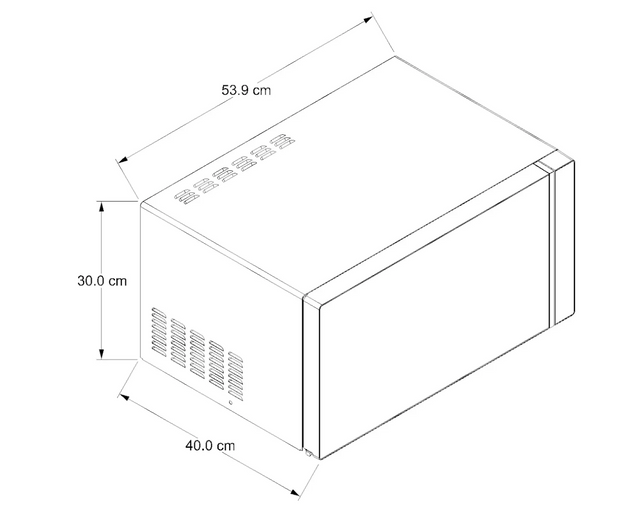Horno de microondas Whirlpool 1.1 pies cúbicos / 30 L Negro