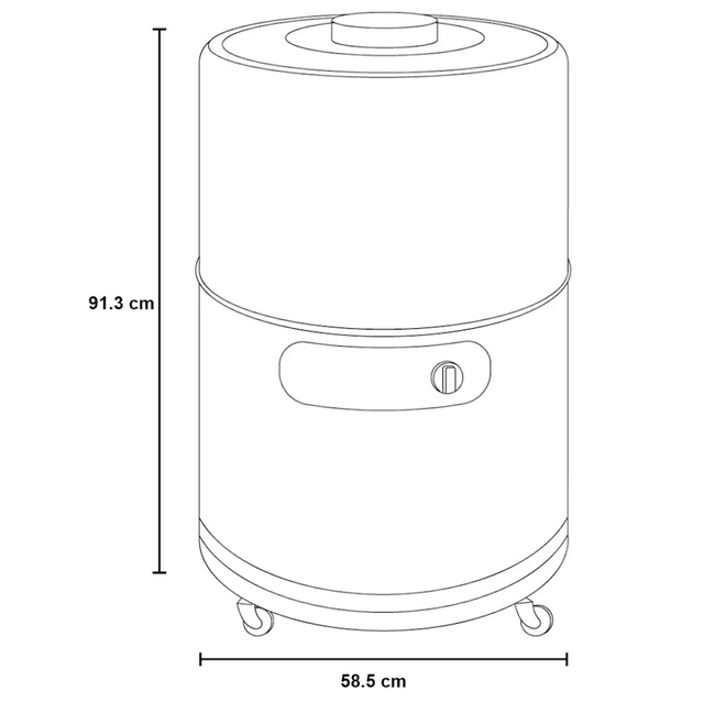 Lavadora Manual de Una tina redonda de 15 kg Gris