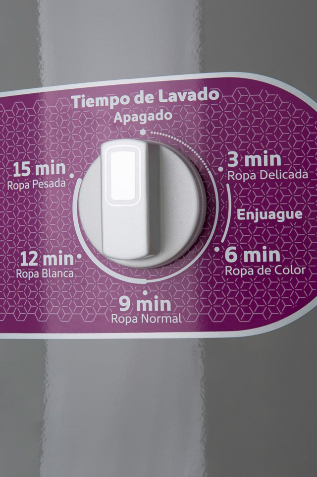 Lavadora Manual de Una tina redonda de 15 kg Gris