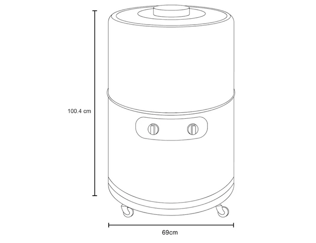 Lavadora Manual de Una tina redonda de 20 kg Rosa