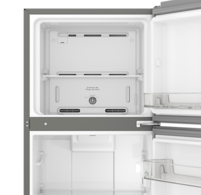 Refrigerador Acros 11 pies cúbicos Top Mount 2 puertas Gris