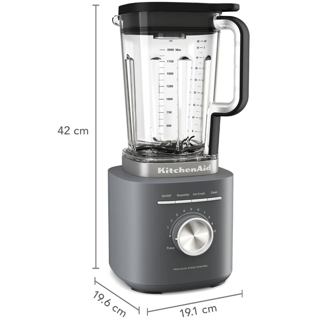 Licuadora Pure Power de KitchenAid 2L de capacidad y potente motor 7KSB2072MDG