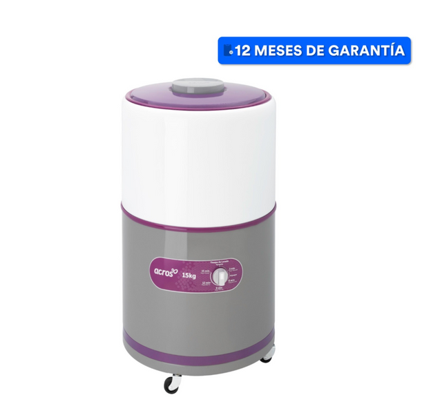 Lavadora Manual de Una tina redonda de 15 kg Gris