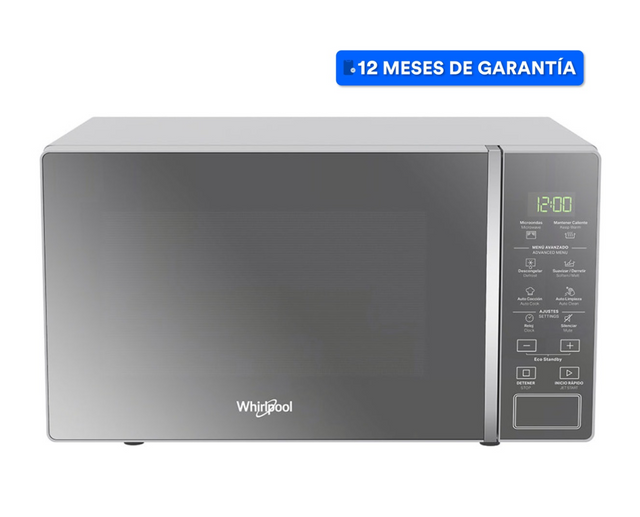 Horno de microondas Whirlpool 0.7 pies cúbicos (ft3) / 20 L Gris