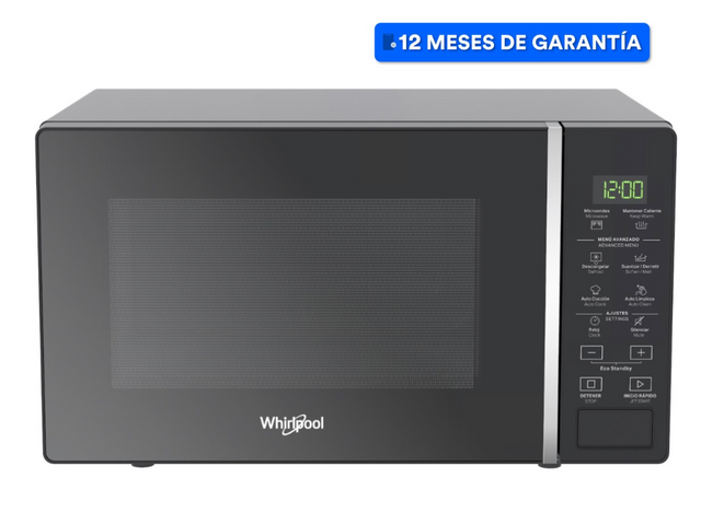 Horno de microondas Whirlpool 0.7 pies cúbicos / 20 L Negro