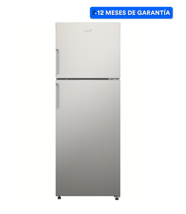 Refrigerador Acros 11 pies cúbicos Top Mount 2 puertas Gris