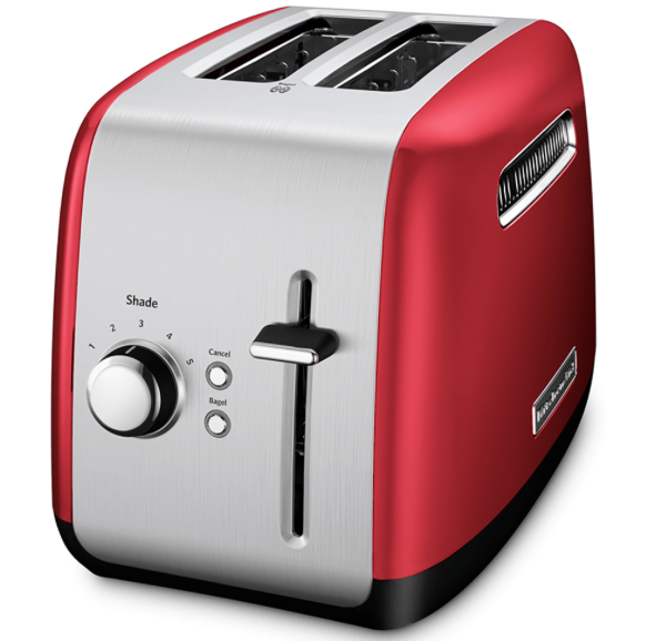 Combo HOME AURA Procesador de alimentos + Tostadora de 2 rebanadas + Batidora de mano Empire Red