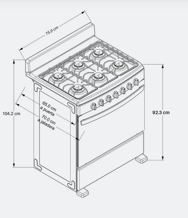 Combo HOME NOVA Lavadora 22kg Dos tinas Semiautomática+Estufa al piso con puerta panorámica 30"