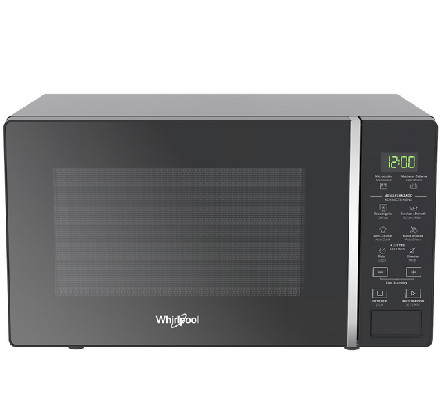 Horno de microondas Whirlpool 0.7 pies cúbicos / 20 L Negro