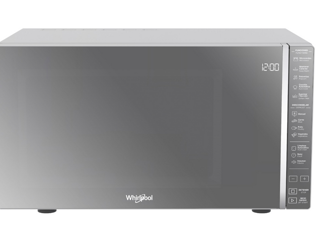 Horno de microondas Whirlpool 1.1 pies cúbicos (ft3) / 30 L Gris