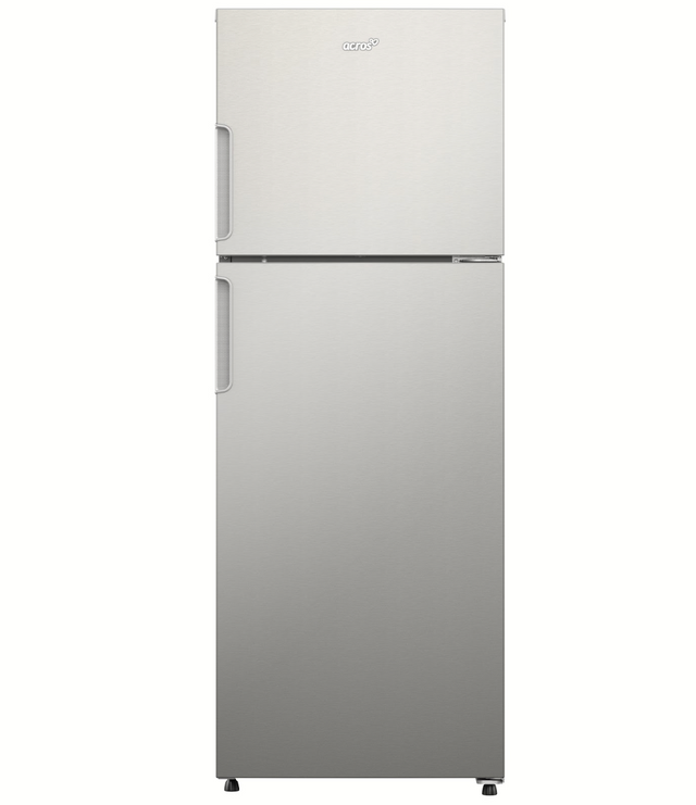 Refrigerador Acros 11 pies cúbicos Top Mount 2 puertas Gris
