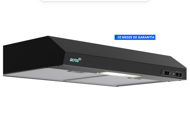 ACR Campana Empotrable 76 CM Color Negro