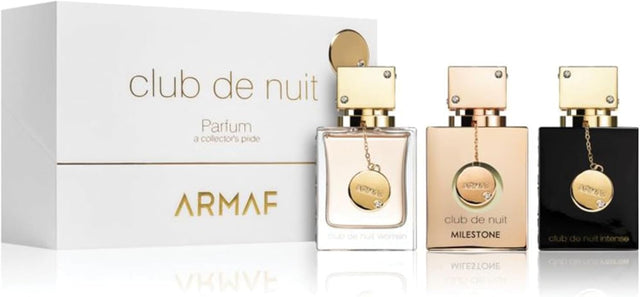 SET ARMAF CLUB DE NUIT EDP 30 ML + CLUB DE NUIT MILESTONE EDP 30 ML + CLUB DE NUIT INTENSE 30 ML