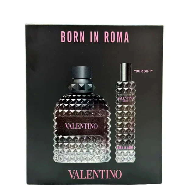 SET VALENTINO UOMO BORN IN ROMA EDT 100 ML + EDT 10 ML