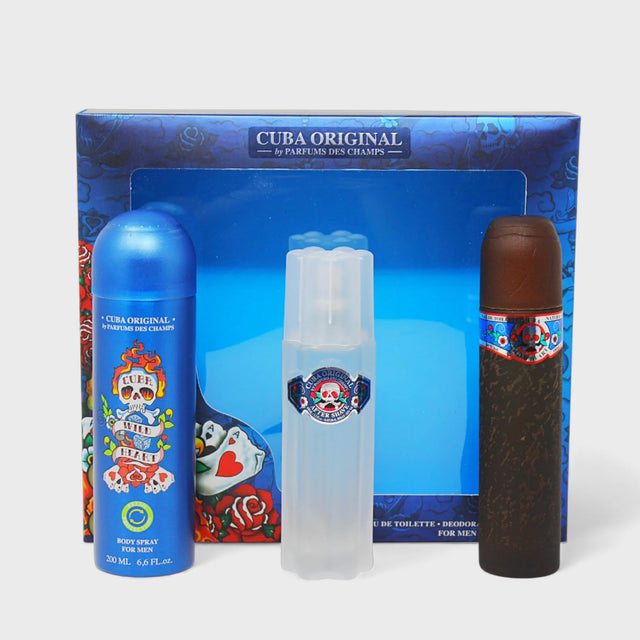 CUBA WILD HEART EDT 100 ML + AFTER SHAVE 100 ML + DESODORANTE 200 ML 3 PC