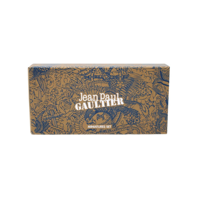 SET JEAN PAUL GAULTIER MINI LE MALE EDT 7 ML + LE MALE ELIXIR 7 ML + SCANDAL EDT 7 ML + LE BEAU EDT 7 ML