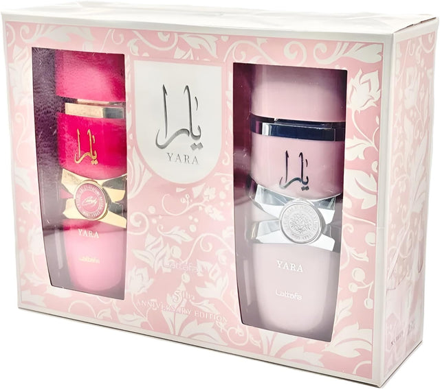 SET LATTAFA YARA EDP 100 ML + YARA CANDY EDP 100 ML