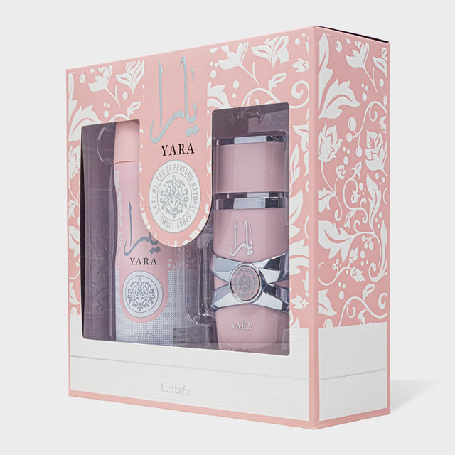 SET LATTAFA YARA EDP 100 ML + ROCIO BODY MIST 200 ML