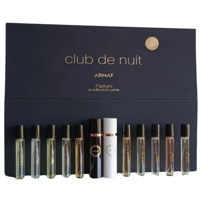 ARMAF DISCOVERY SET 10 MINI DE 10 ML + 2 FRASCOS DE VIAJE - 12 PC