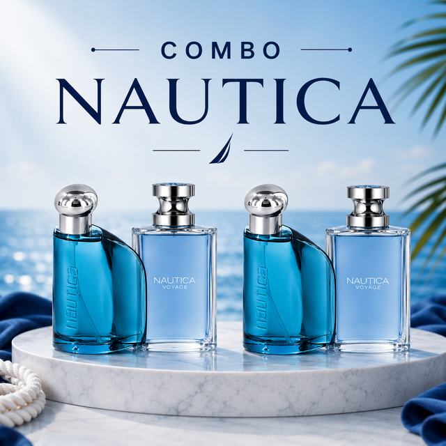 COMBO 2 NAUTICA VOYAGE EDT 200 ML y 2 NAUTICA EDT 100 ML