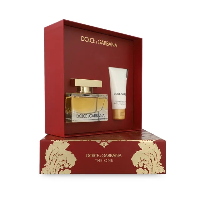 SET DOLCE & GABBANA THE ONE EDP 75 ML CREMA CORPORAL 50 ML 2 PZ