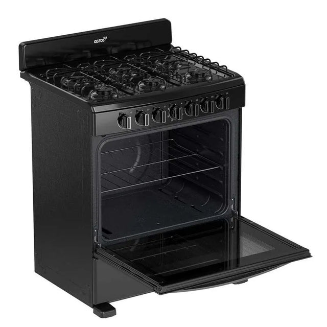 Estufa de Gas Acros Afr2000b Negra de 30"
