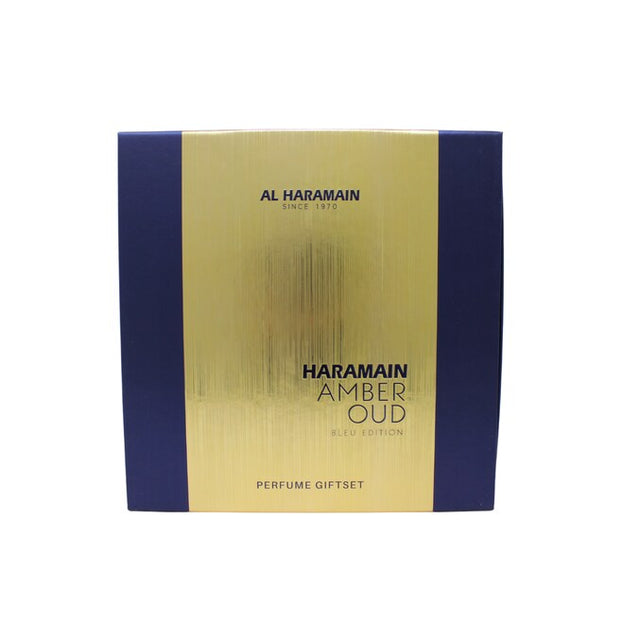 SET AL HARAMAIN AMBER OUD BLEU EDITION EDP 75 ML + EDP 30 ML + BODY DE 200 ML 3 PC