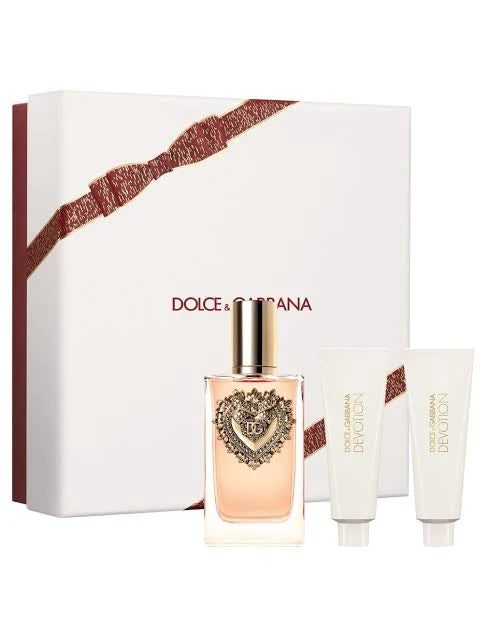 DOLCE & GABBANA DEVOTION EDP 100 ML + CREMA CORPORAL 50 ML + GEL SHAMPOO DE BAÑO 50 ML