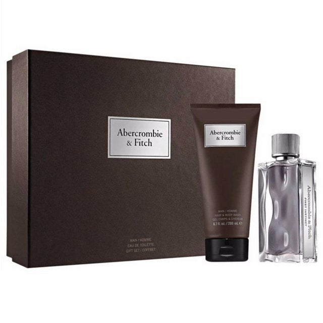 SET ABERCROMBIE FIRST INSTINCT EDT DE 100 ML + GEL SHAMPOO DE BAÑO DE 200 ML 2 PC