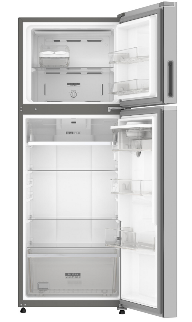 Refrigerador Whirlpool 13 pies cúbicos Top Mount 2 puertas Gris - sin inventario