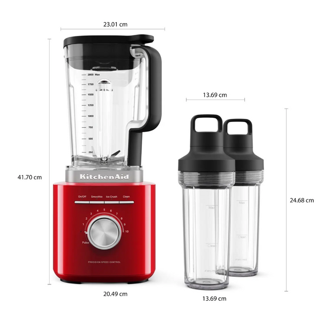 Licuadora Pure Power 2L + 2 Vasos Personales 500ml cu