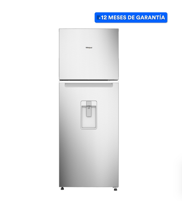 Refrigerador Whirlpool 13 pies cúbicos Top Mount 2 puertas Gris - sin inventario