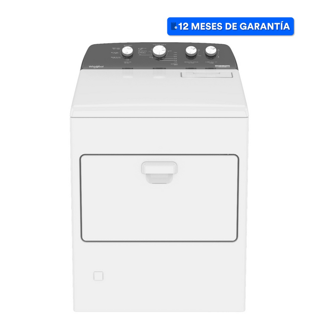 Secadora Whirlpool Gas Carga Superior 23 kg Xpert Dry Sensor Blanca