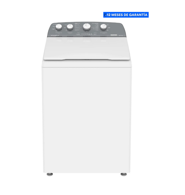 Lavadora Whirlpool Carga Superior 20 kg Blanca Agitador