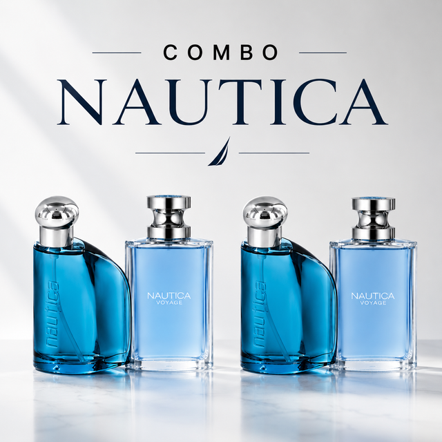 COMBO 2 NAUTICA VOYAGE EDT 200 ML y 2 NAUTICA EDT 100 ML