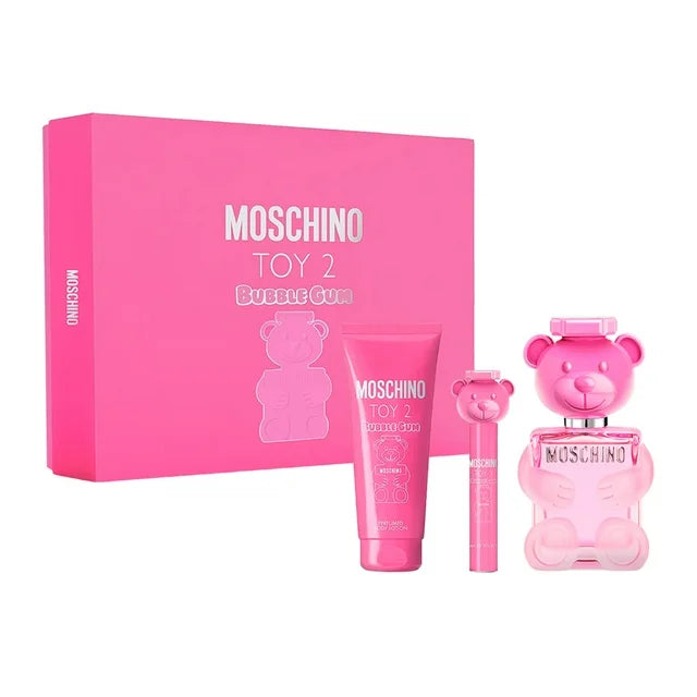 SET MOSCHINO TOY 2 BUBBLE GUM EDT 100 ML + EDT 10 ML + CREMA CORPORAL 100 ML