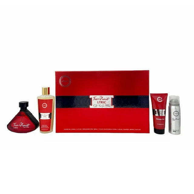 ARMAF TRES NUIT LYRIC EDP 100 ML + SHAMPOO DE BAÑO 100 ML + BODY MIST 50 ML + GEL SHAMPOO DE BAÑO 250 ML 4 PC