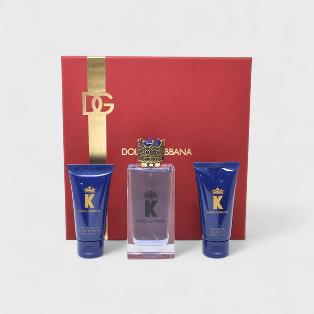 DOLCE & GABBANA K EDP 100 ML + CREMA LOCION DESPUES DE AFEITAR 50 ML + GEL SHAMPOO DE BAÑO DE 50 ML