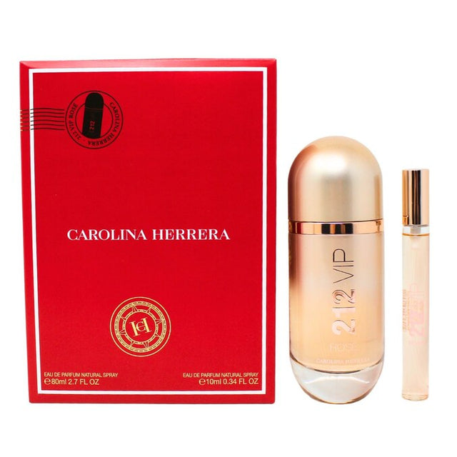 CAROLINA HERRERA 212 VIP ROSE EDP DE 80 ML + EDP 10 ML 2 PC
