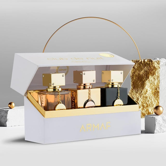 SET ARMAF CLUB DE NUIT EDP 30 ML + CLUB DE NUIT MILESTONE EDP 30 ML + CLUB DE NUIT INTENSE 30 ML