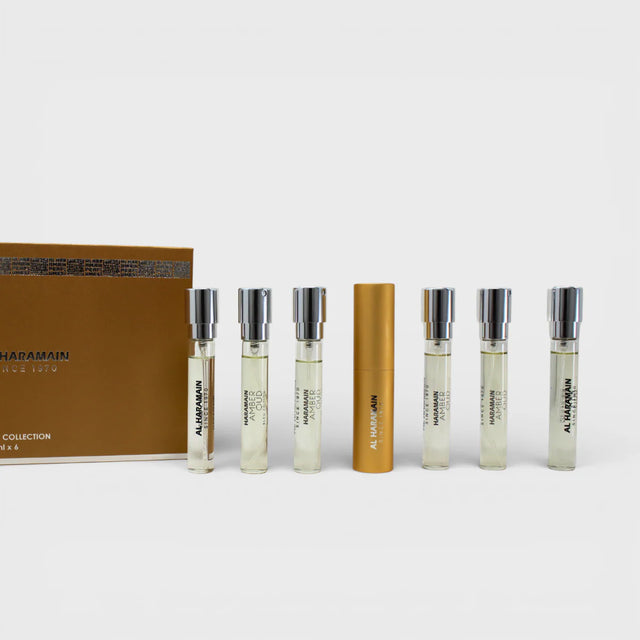 SET AL HARAMAIN AMBER OUD DISCOVERY COLLECTION 6 PIEZAS EDP DE 10 ML