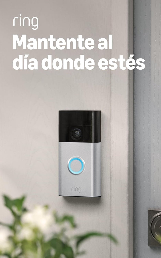 Ring battery doorbell timbre con cámara para ver desde el celular quien llega a casa