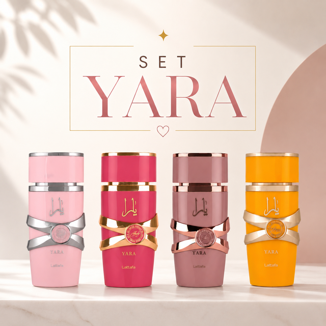 COMBO AMIGAS YARA, YARA CANDY, YARA TOUS y YARA ELIXIR TODOS EDP DE 100 ML