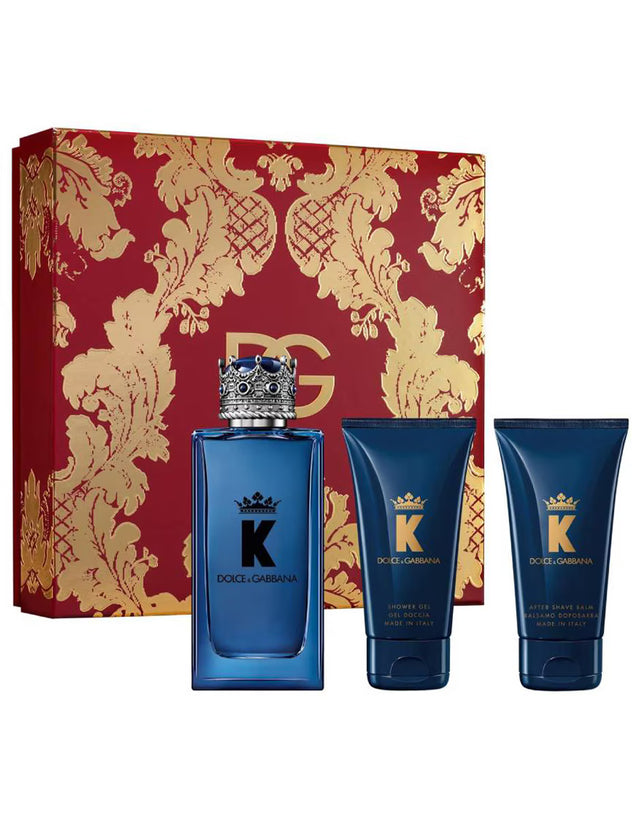 DOLCE & GABBANA K EDP 100 ML + CREMA LOCION DESPUES DE AFEITAR 50 ML + GEL SHAMPOO DE BAÑO DE 50 ML